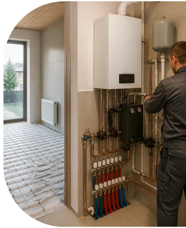 Отопление коттеджа под ключ в Петропавловске-Камчатском от 155415 р. | АПаруса-Птк